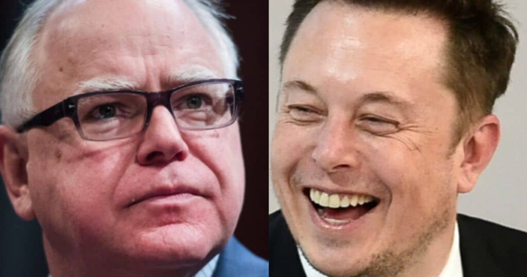 Tim Walz Walks Back Anti-Tesla Comments Following Stock Recovery And Pension Fund Scrutiny