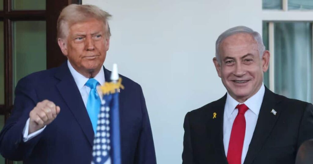 Trump Meets Netanyahu at White House to Discuss 17% Tariffs, Gaza War and Iran